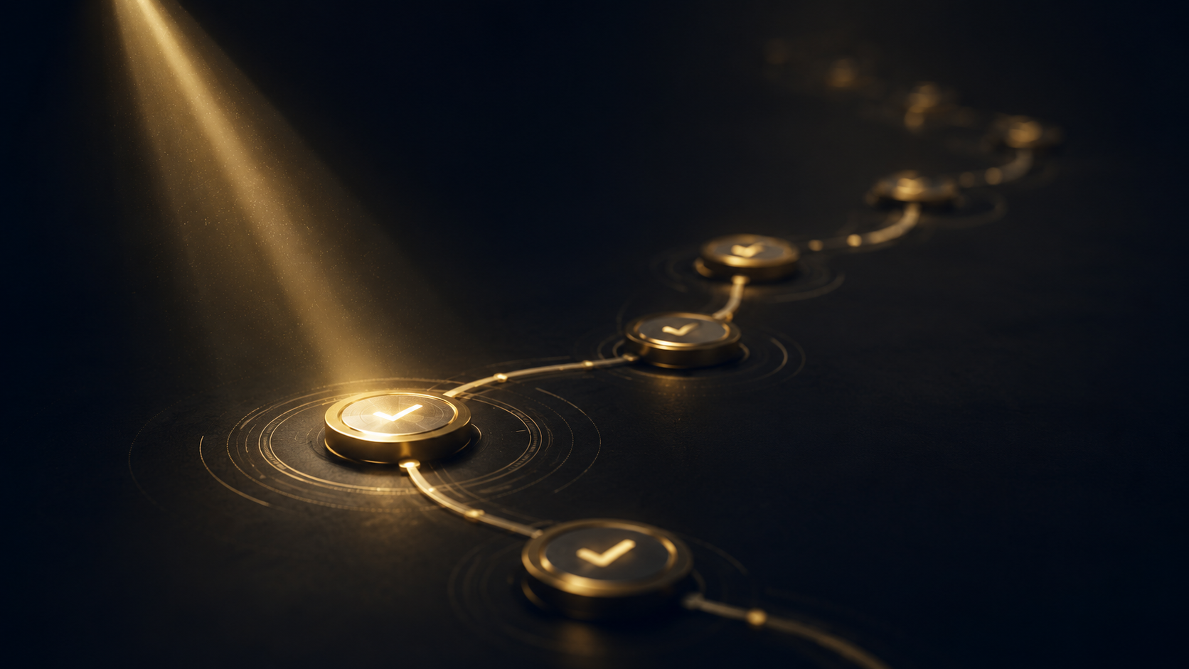AI agent running automated verification checkpoints inside a business process